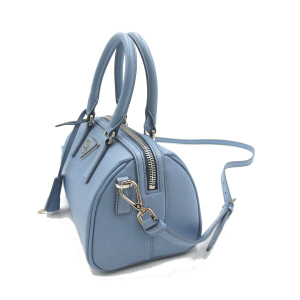 2101217487412 3 Prada 2Way Saffiano Mini Bag Blue