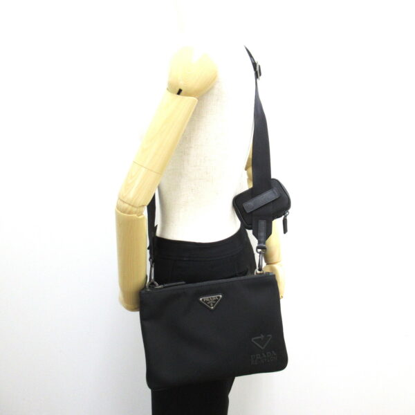 2101217492027 5 Prada Nylon Shoulder Bag Black