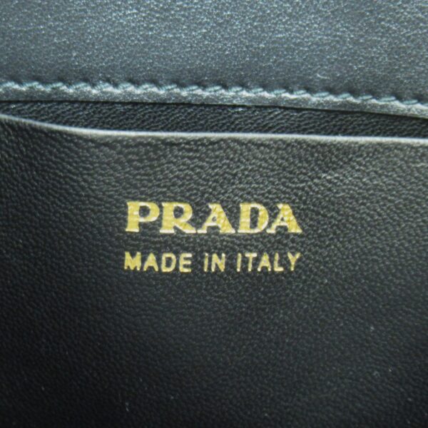 2101217509466 10 Prada 2Way Calf Shoulder Bag Black