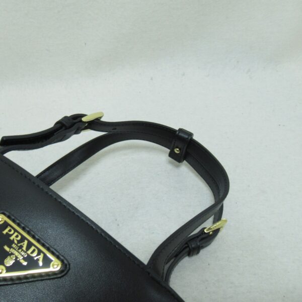 2101217509466 8 Prada 2Way Calf Shoulder Bag Black