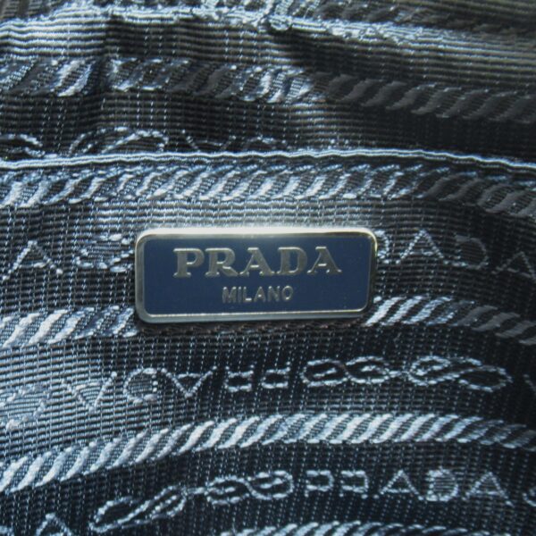 2101217529860 3 Prada Denim Shoulder Bag Blue