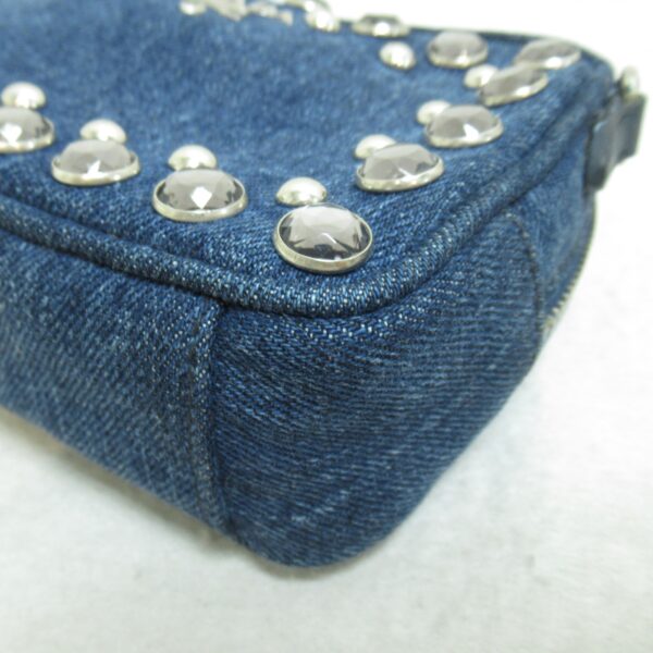 2101217529860 8 Prada Denim Shoulder Bag Blue