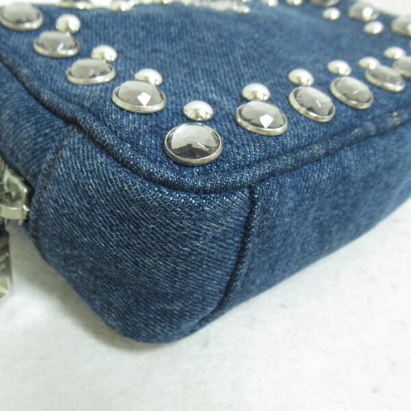 2101217529860 9 Prada Denim Shoulder Bag Blue