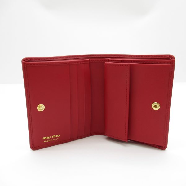 2101217532013 5 Miu Miu Wallet Red