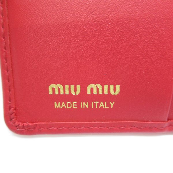 2101217532013 6 Miu Miu Wallet Red