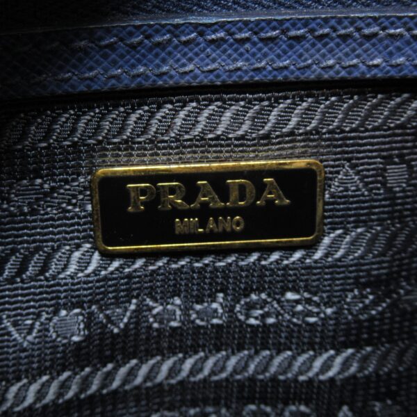 2101217552028 10 Prada Saffiano Shoulder Bag Blue