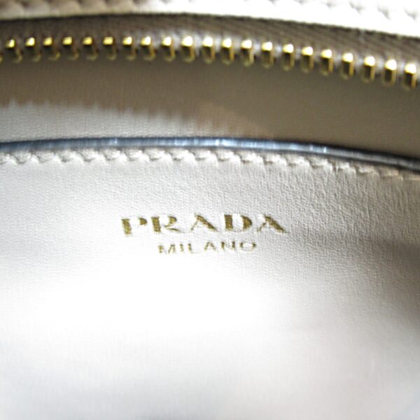 2101217583640 11 Prada 2Way Saffiano Shoulder Bag Black Greige