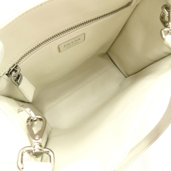 2101217611367 6 Prada 2Way Antique Shoulder Bag White