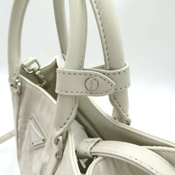 2101217611367 9 Prada 2Way Antique Shoulder Bag White