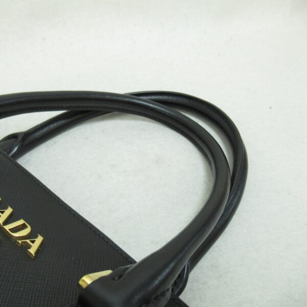 2101217670623 10 Prada 2Way Saffiano Tote Bag Black