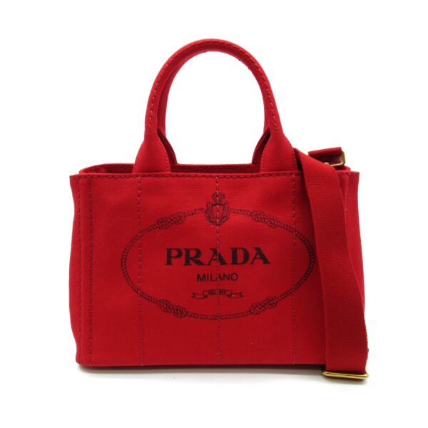 2101217713634 1 Prada 2Way Kanapa Tote Bag Red