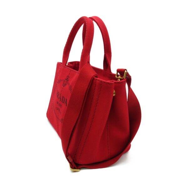 2101217713634 2 Prada 2Way Kanapa Tote Bag Red