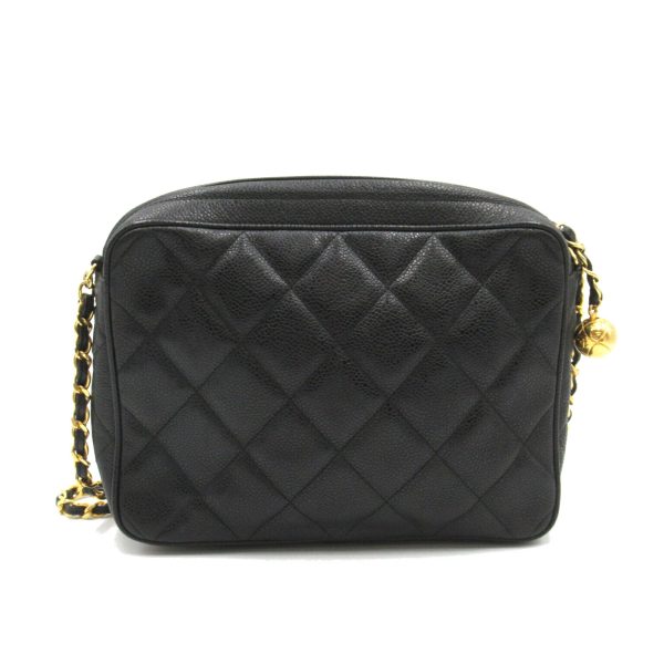 2101217746274 2 Chanel Chain Shoulder Caviar Skin Black