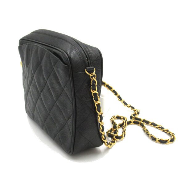 2101217746274 3 Chanel Chain Shoulder Caviar Skin Black