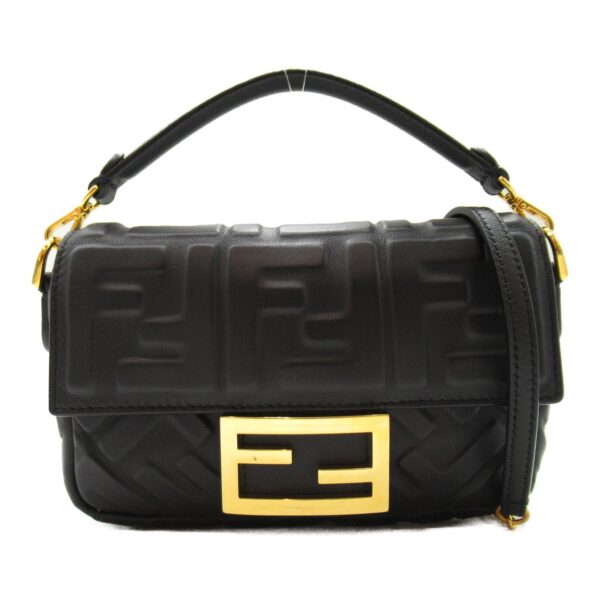 2101217747912 3 Fendi 2Way Shoulder Bag Black