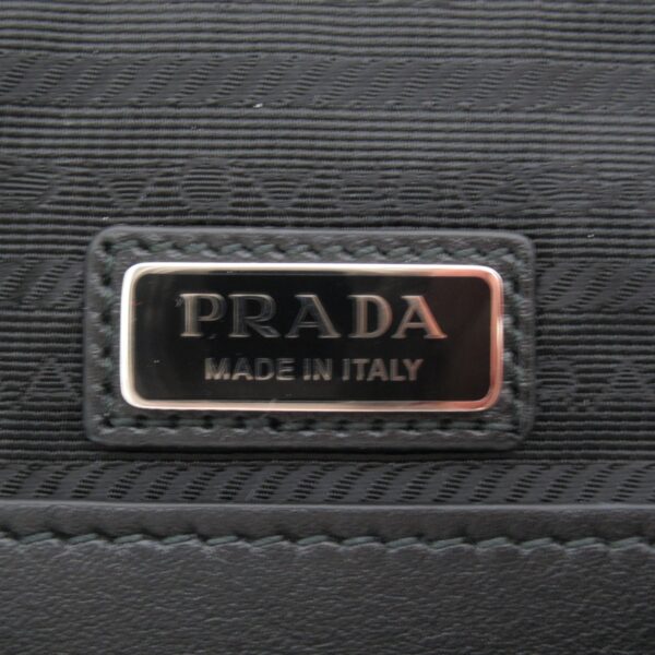 2101217750356 10 Prada Soft Calf Waist Bag Black