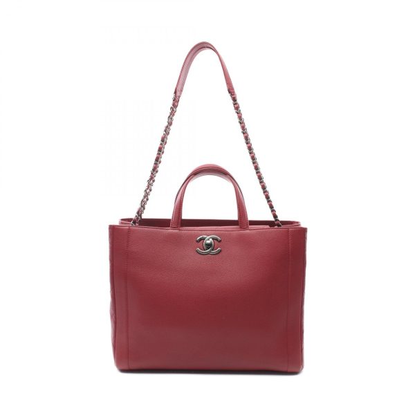 2101217754538 1 Chanel Matelasse Tote Bag Caviar Skin Bordeaux