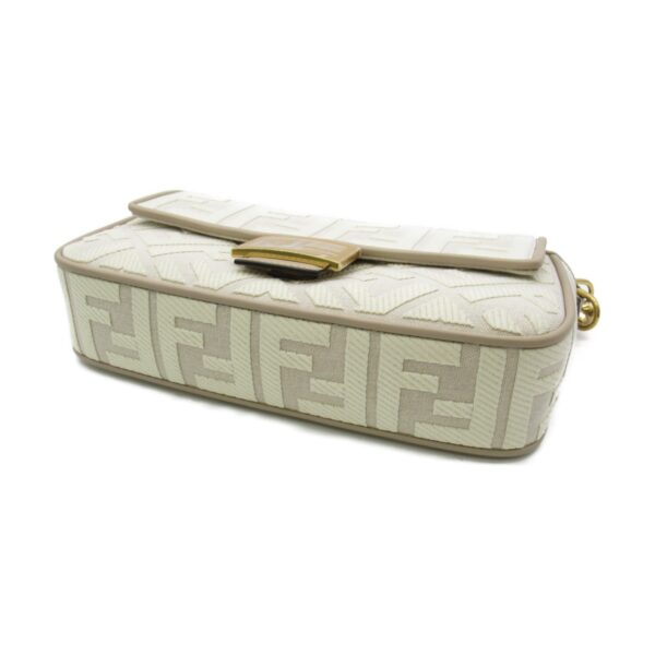 2101217770064 4 Fendi Cotton 2Way Shoulder Bag Ivory