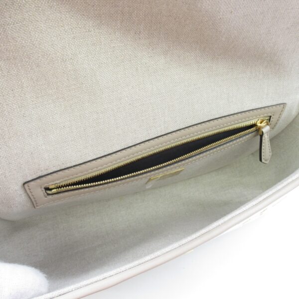 2101217770064 8 Fendi Cotton 2Way Shoulder Bag Ivory