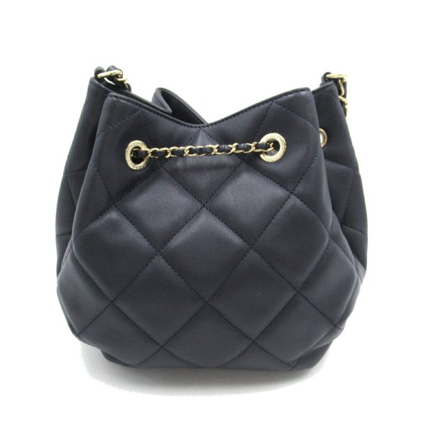 2101217787659 2 Chanel Chain Shoulder Bag Lambskin Blue