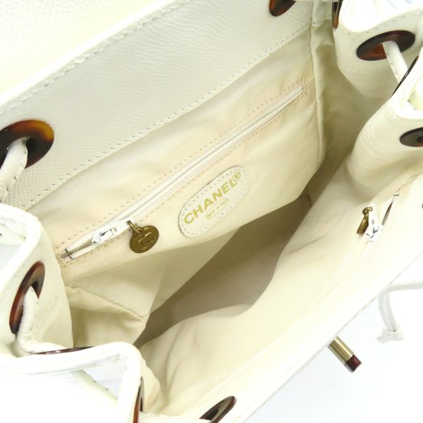 2101217805605 5 Chanel Rucksack Backpack White