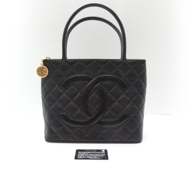 2101217805735 4 Chanel Tote Bag Caviar Skin Black