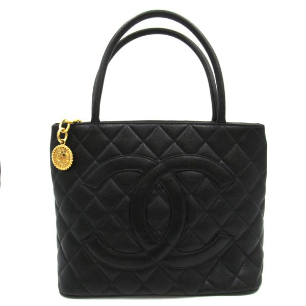 2101217806664 1 Chanel Tote Bag Caviar Skin Black