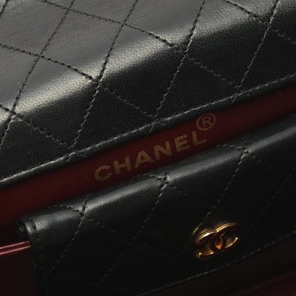 2101217807326 4 Chanel Matelasse Shoulder Bag Lambskin Black