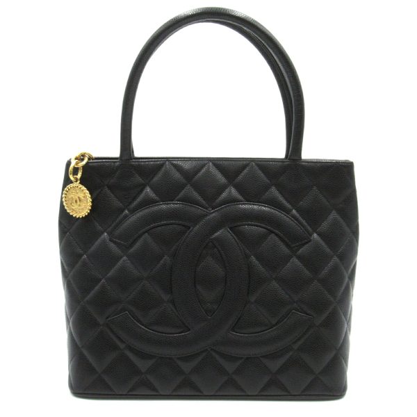 2101217807678 1 Chanel Tote Bag Caviar Skin Black