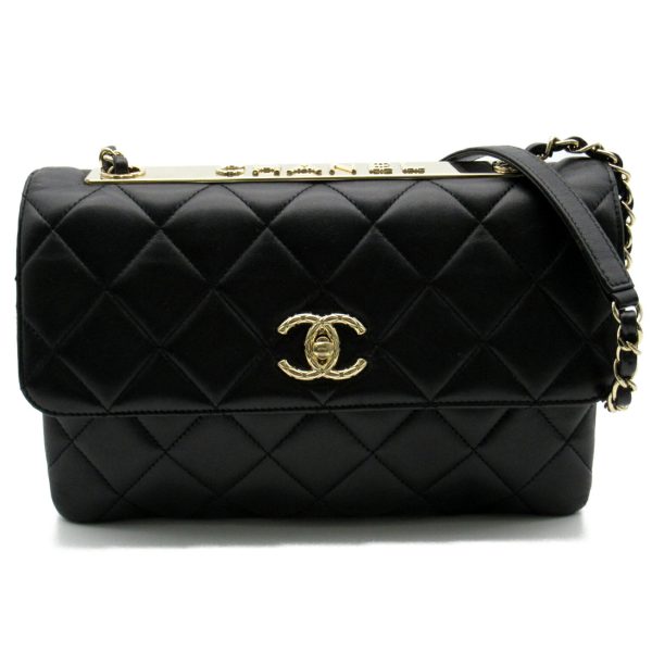 2101217810050 1 Chanel Trendy CC Chain Shoulder Lambskin Black