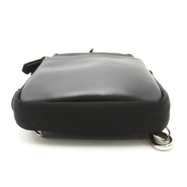 2101217819367 5 Fendi Bugs Eye Nylon Body Bag Black