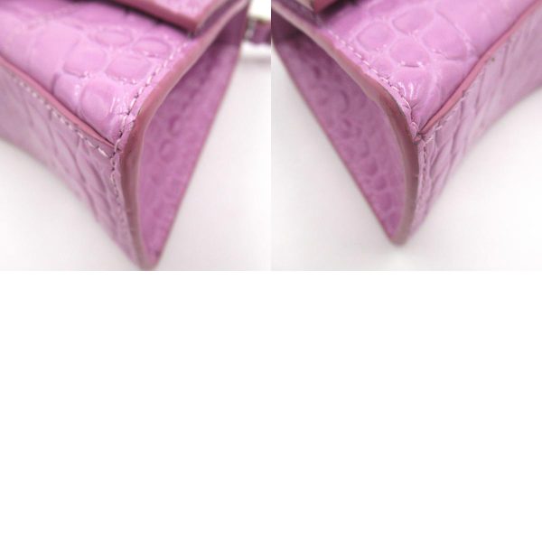 2101217822039 12c BALENCIAGA Hour Glass 2way Shoulder Bag Purple