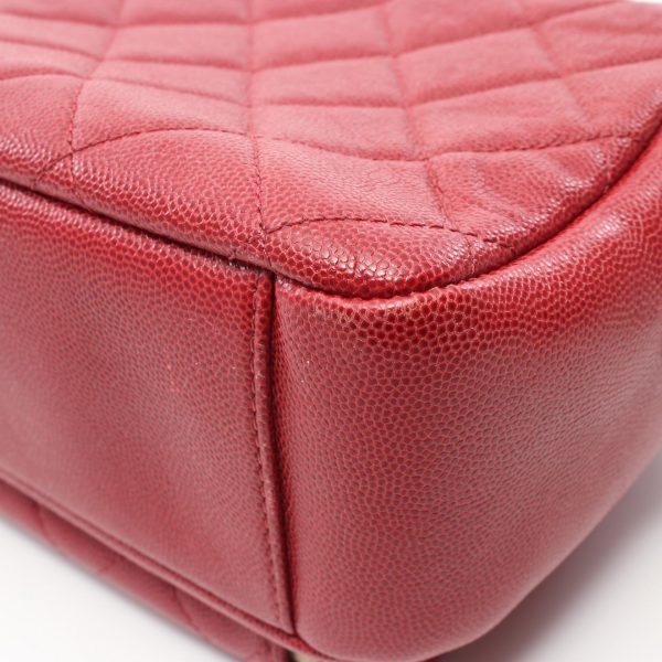 2101217837767 5 Chanel Matelasse Shoulder Bag Caviar Skin Red