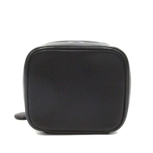 2101217839082 4 Chanel Vanity Handbag Caviar Skin Black