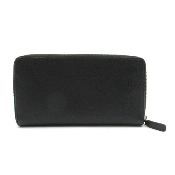 2101217841528 2 CHANEL Round Long Wallet Black