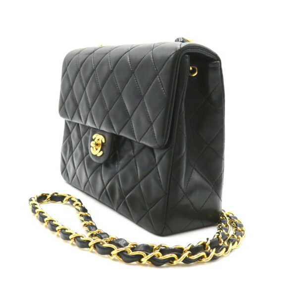 2101217841719 3 Chanel Mini Matelasse Lambskin Chain Shoulder Bag Black