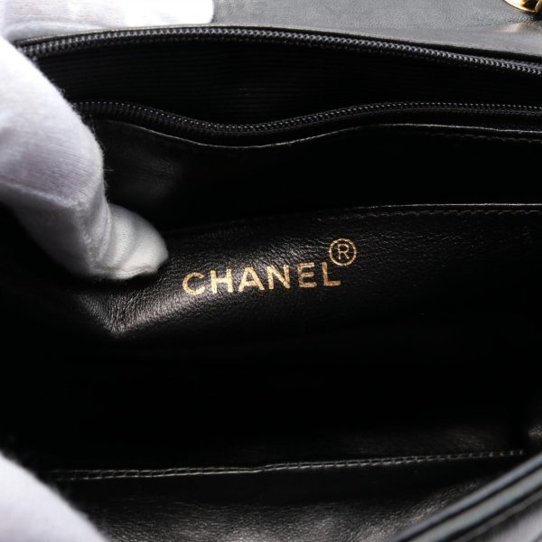 2101217844154 4 Chanel Matelasse Shoulder Bag Lambskin Black