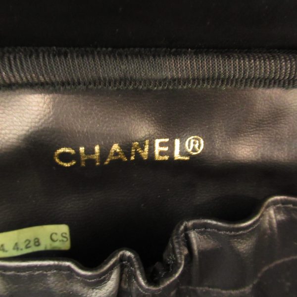 2101217845861 11 Chanel Horizontal Vanity Bag Lambskin Black