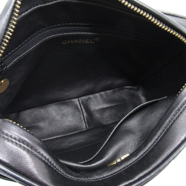 2101217845892 2 Chanel Chain Shoulder Bag Lambskin Black