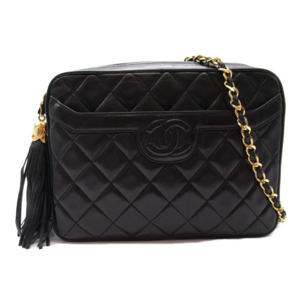 2101217845892 6 Chanel Chain Shoulder Bag Lambskin Black