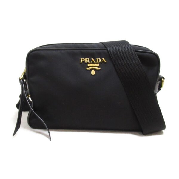 2101217846066 3 Prada Nylon Shoulder Bag Black