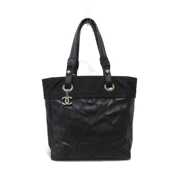 2101217849401 2 Chanel Paris Biarritz Tote PM Black