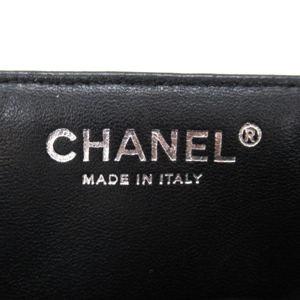 2101217849579 12 Chanel Matelasse Chain Shoulder Caviar Skin Black