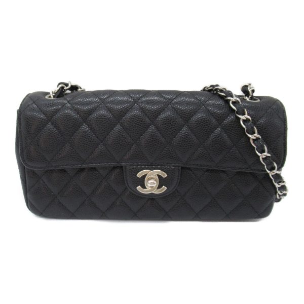 2101217849579 3 Chanel Matelasse Chain Shoulder Caviar Skin Black