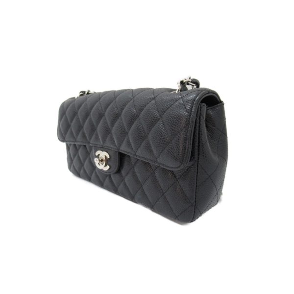 2101217849579 4 Chanel Matelasse Chain Shoulder Caviar Skin Black