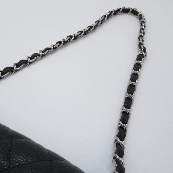 2101217849579 9 Chanel Matelasse Chain Shoulder Caviar Skin Black