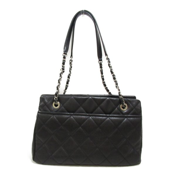 2101217849708 3 Chanel Chain Tote Caviar Skin Black