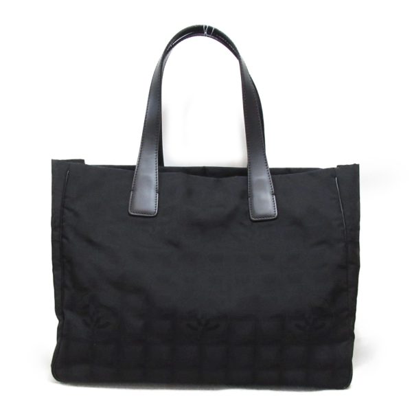 2101217849883 3 Chanel Line Tote MM Nylon Black