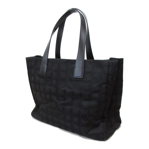 2101217849883 4 Chanel Line Tote MM Nylon Black