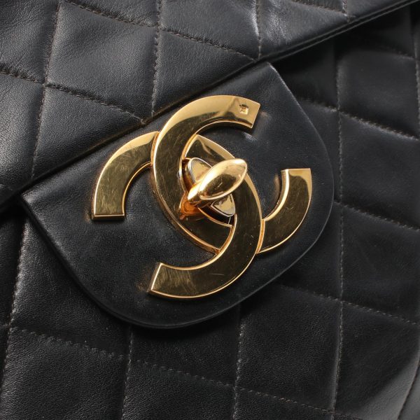 2101217867276 7 Chanel Deca Matelasse Shoulder Bag Lambskin Black